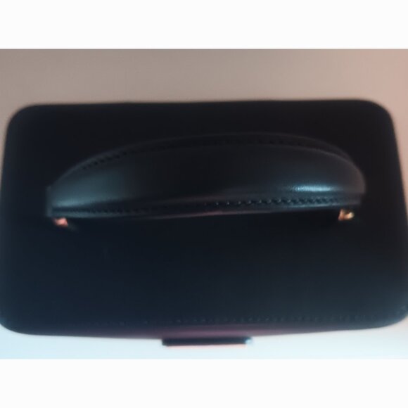 KATE SPADE NEW YORK VOYAGE WICKER TOP HANDLE BAG BLAZER BLUE ITALIAN LEATHER - Picture 6 of 10